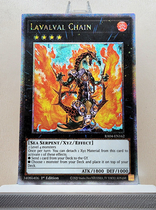Yugioh! 1x Lavalval Chain (RA04 - Quarter Century Secret Rare) 1st Edition