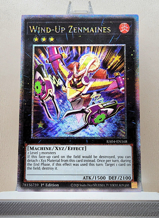 Yugioh! 1x Wind-Up Zenmaines (RA04 - Quarter Century Secret Rare) 1st Edition