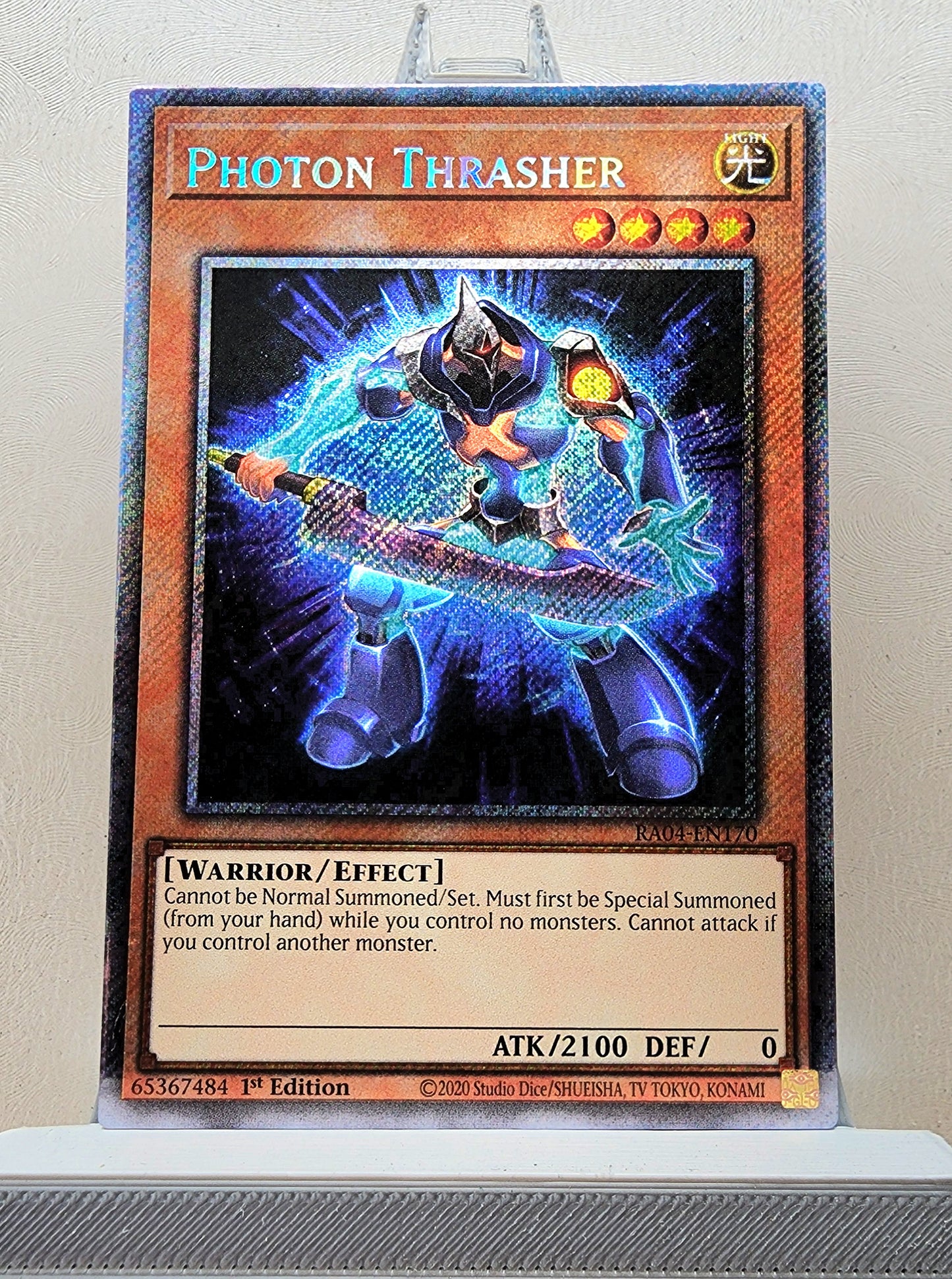 Yugioh! 1x Photon Thrasher (RA04 - Platinum Secret Rare) 1st Edition