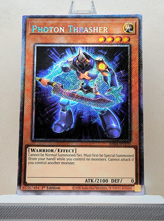 Yugioh! 1x Photon Thrasher (RA04 - Platinum Secret Rare) 1st Edition