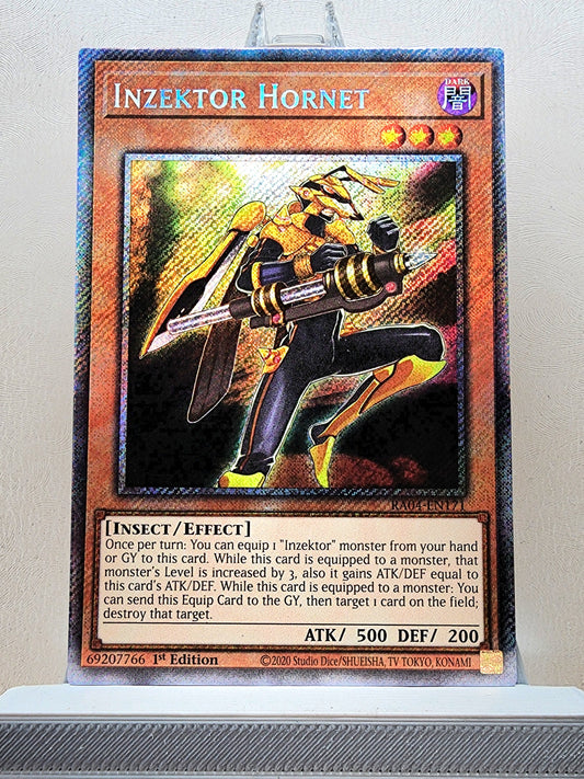 Yugioh! 1x Inzektor Hornet (RA04 - Platinum Secret Rare) 1st Edition