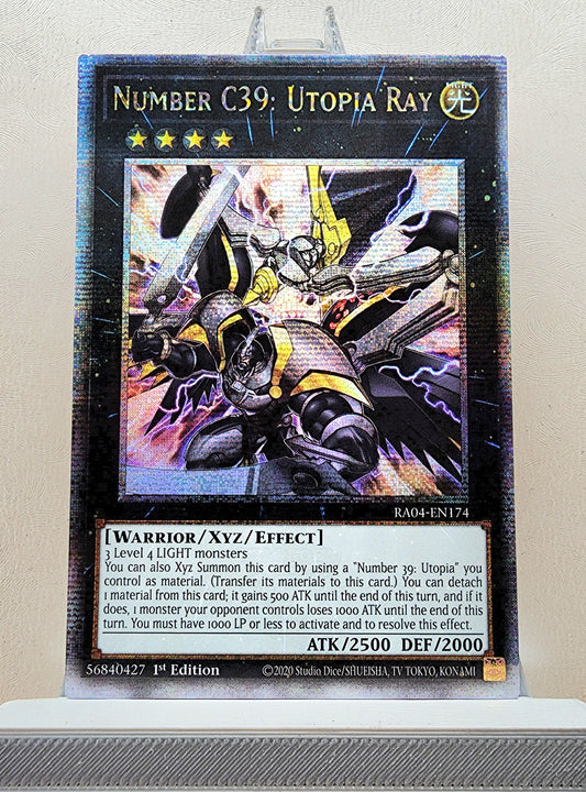 Yugioh! 1x Number C39: Utopia Ray (RA04 - Quarter Century Secret Rare) 1st Edition