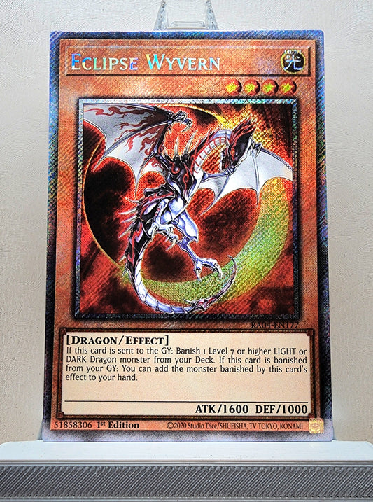Yugioh! 1x Eclipse Wyvern (RA04 - Platinum Secret Rare) 1st Edition