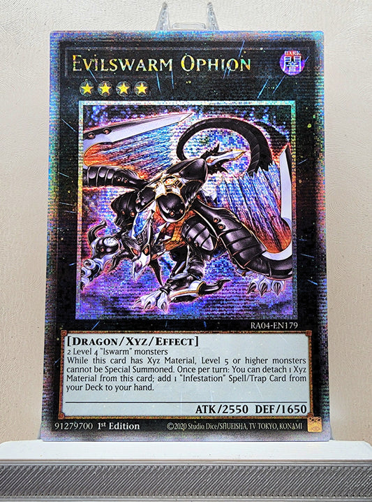 Yugioh! 1x Evilswarm Ophion (RA04 - Quarter Century Secret Rare) 1st Edition