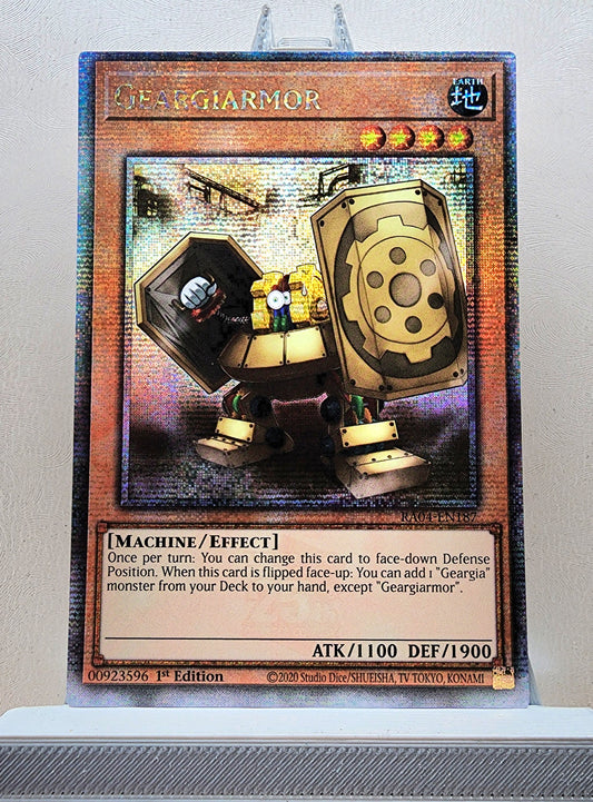 Yugioh! 1x Geargiarmor (RA04 - Quarter Century Secret Rare) 1st Edition