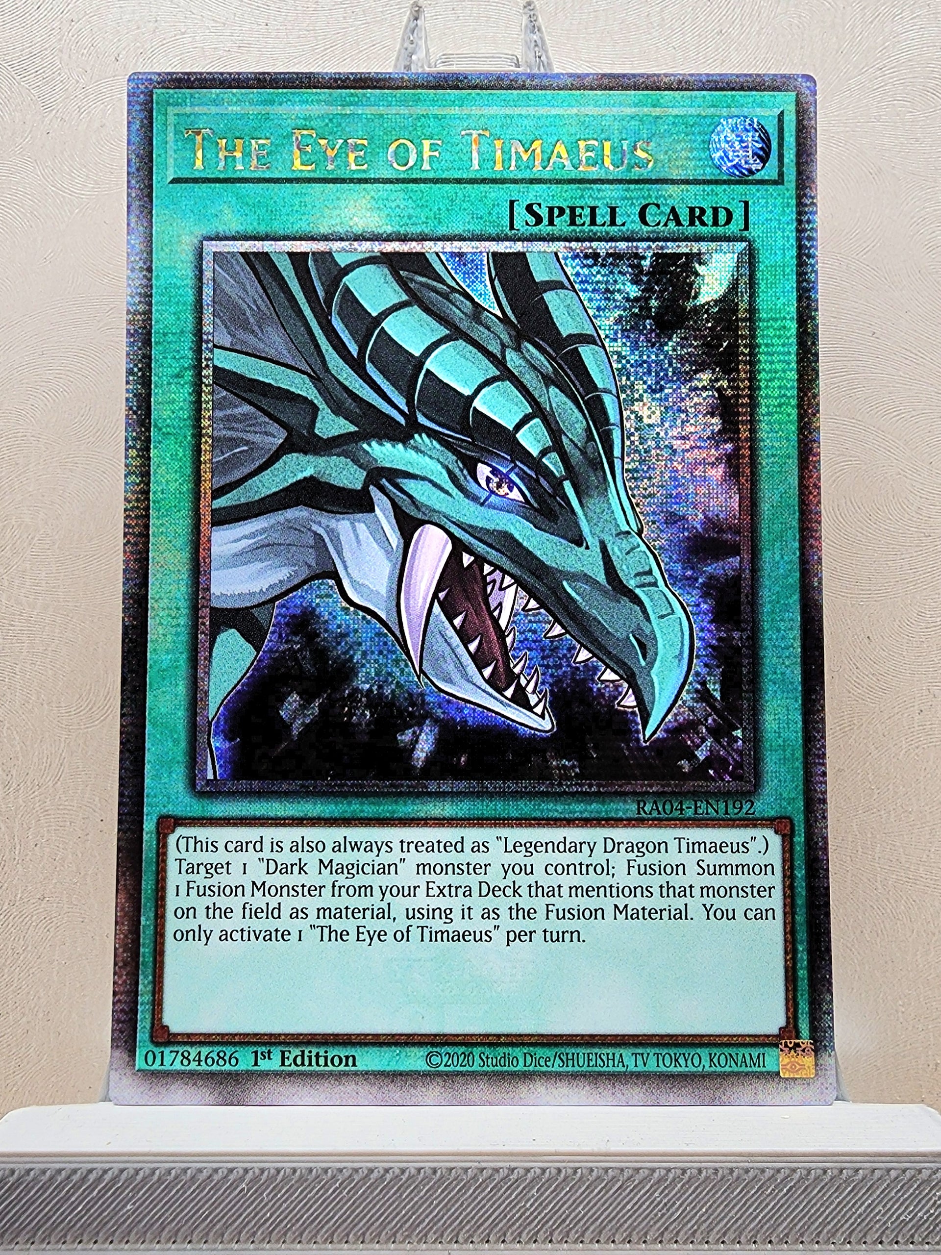 Yugioh! 1x The Eye of Timaeus (RA04