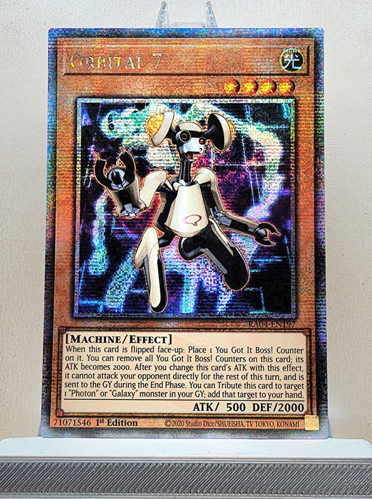 Yugioh! 1x Orbital 7 (RA04 - Quarter Century Secret Rare) 1st Edition
