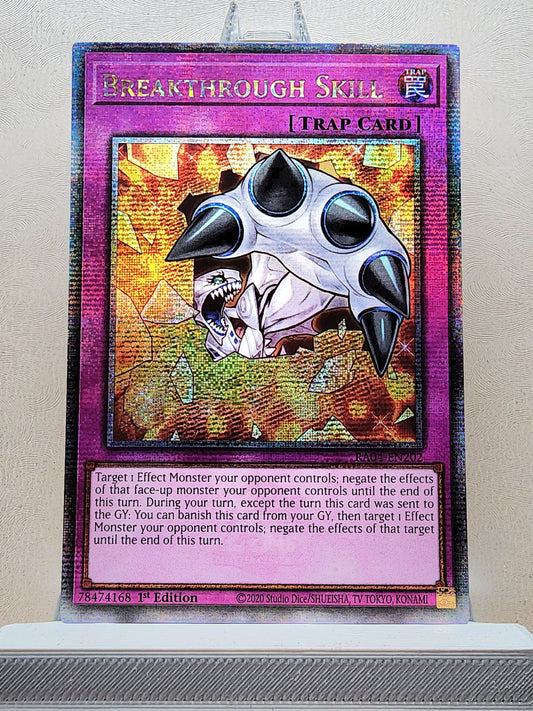 Yugioh! 1x Breakthrough Skill (RA04 - Quarter Century Secret Rare) 1st Edition
