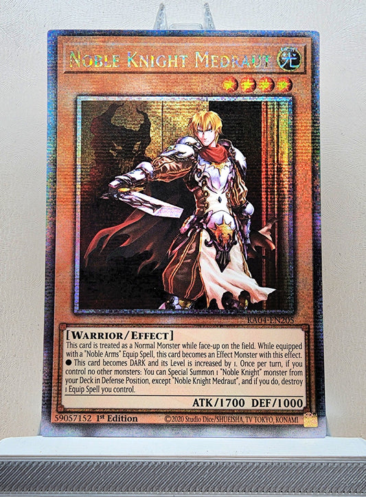 Yugioh! 1x Noble Knight Medraut (RA04 - Quarter Century Secret Rare) 1st Edition