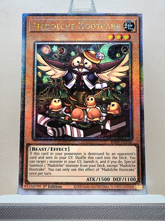 Yugioh! 1x Madolche Hootcake (RA04 - Quarter Century Secret Rare) 1st Edition