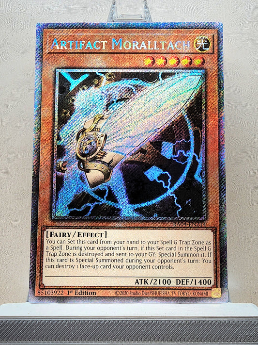 Yugioh! 1x Artifact Moralltach (RA04 - Platinum Secret Rare) 1st Edition
