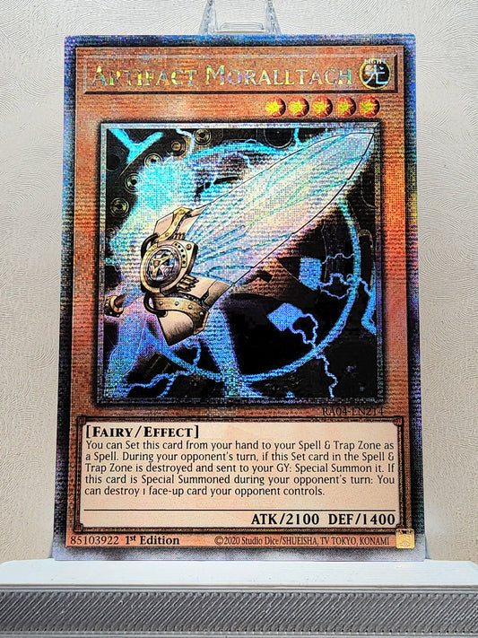 Yugioh! 1x Artifact Moralltach (RA04 - Quarter Century Secret Rare) 1st Edition