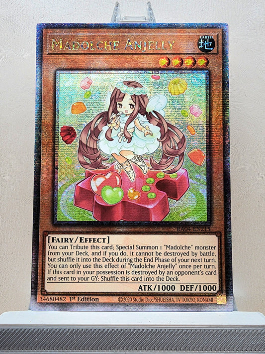 Yugioh! 1x Madolche Anjelly (RA04 - Quarter Century Secret Rare) 1st Edition