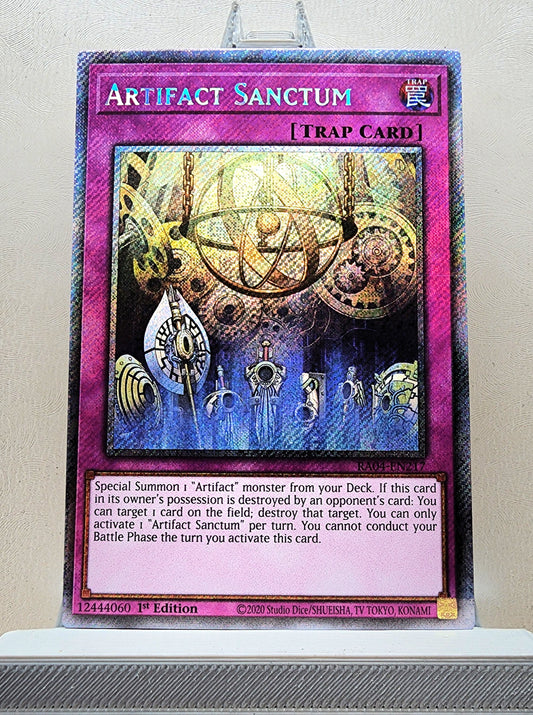 Yugioh! 1x Artifact Sanctum (RA04 - Platinum Secret Rare) 1st Edition