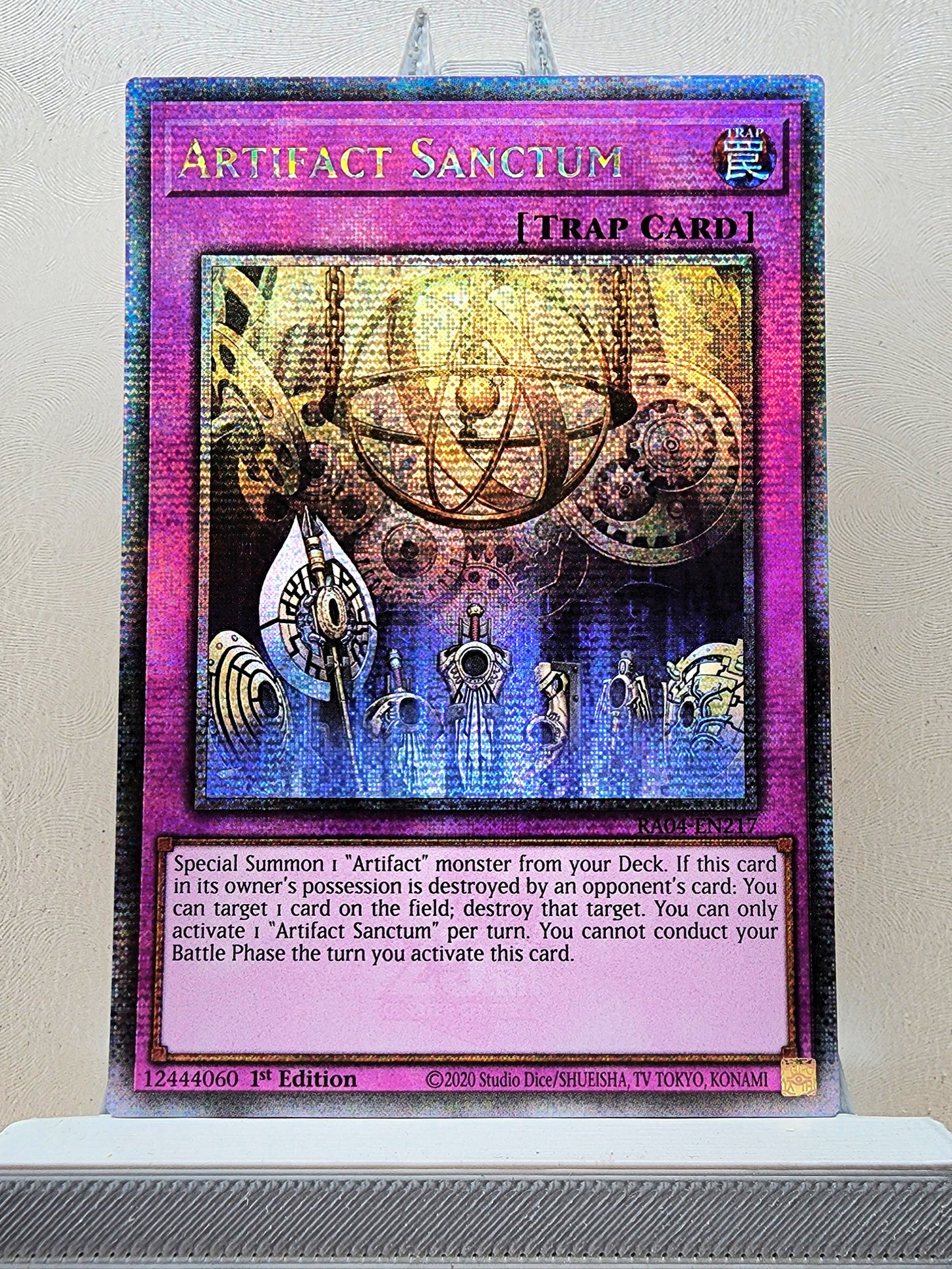 Yugioh! 1x Artifact Sanctum (RA04 - Quarter Century Secret Rare) 1st Edition