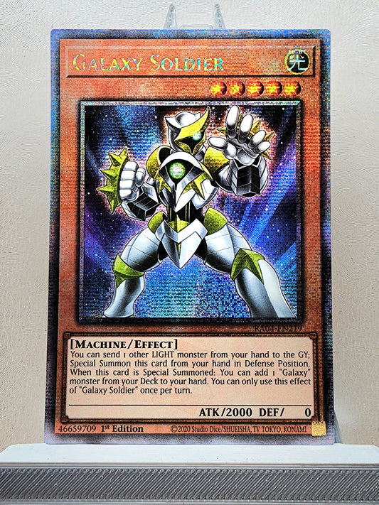 Yugioh! 1x Galaxy Soldier (RA04 - Quarter Century Secret Rare) 1st Edition