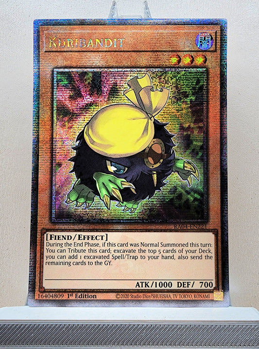 Yugioh! 1x Kuribandit (RA04 - Quarter Century Secret Rare) 1st Edition