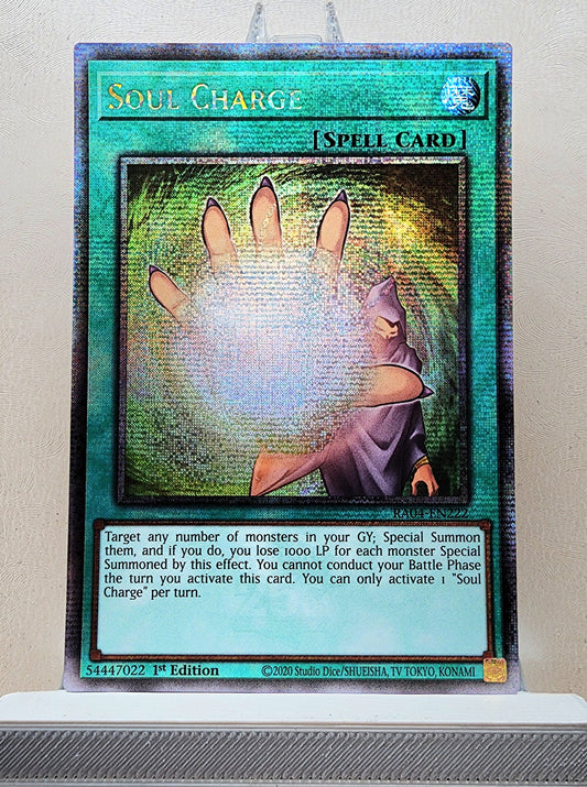 Yugioh! 1x Soul Charge (RA04 - Quarter Century Secret Rare) 1st Edition