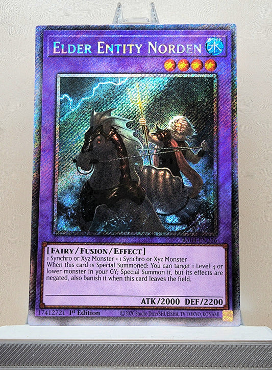 Yugioh! 1x Elder Entity Norden (RA04 - Platinum Secret Rare) 1st Edition