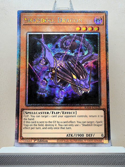 Yugioh! 1x Shaddoll Dragon (RA04 - Quarter Century Secret Rare) 1st Edition