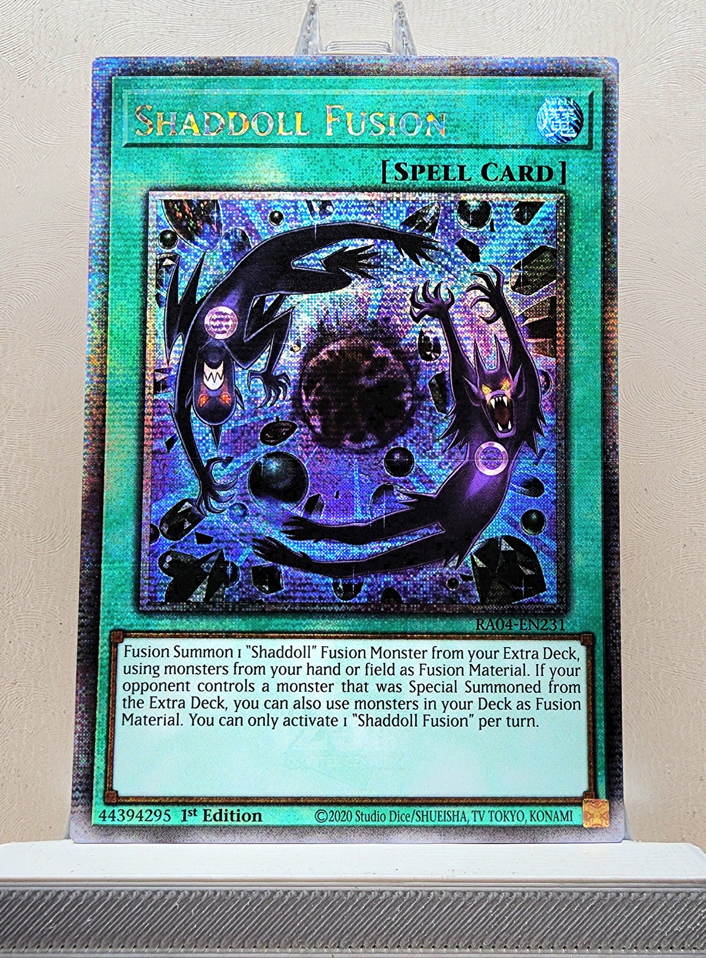 Yugioh! 1x Shaddoll Fusion (RA04 - Quarter Century Secret Rare) 1st Edition