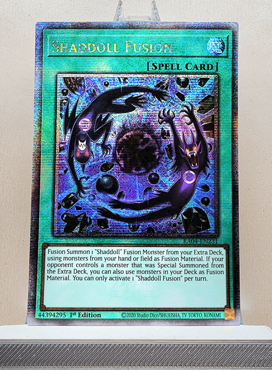 Yugioh! 1x Shaddoll Fusion (RA04 - Quarter Century Secret Rare) 1st Edition
