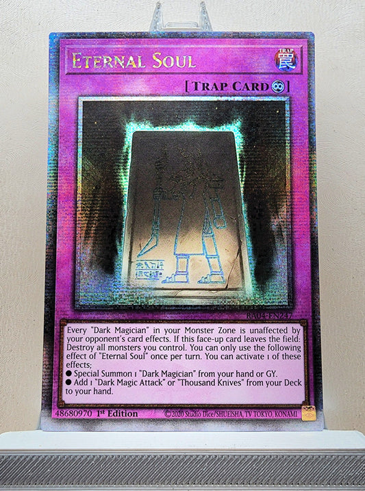 Yugioh! 1x Eternal Soul (RA04 - Quarter Century Secret Rare) 1st Edition