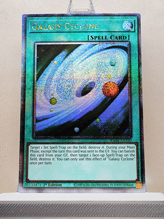 Yugioh! 1x Galaxy Cyclone (RA04 - Quarter Century Secret Rare) 1st Edition