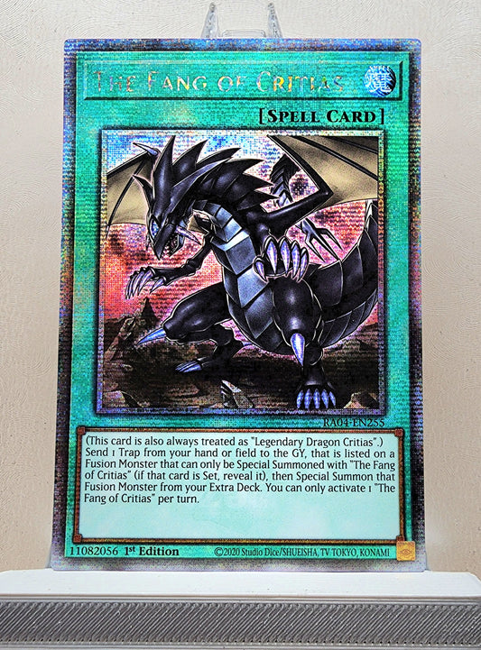 Yugioh! 1x The Fang of Critias (RA04 - Quarter Century Secret Rare) 1st Edition