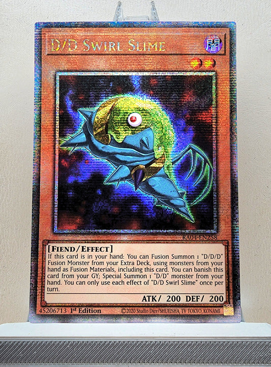 Yugioh! 1x D/D Swirl Slime (RA04 - Quarter Century Secret Rare) 1st Edition