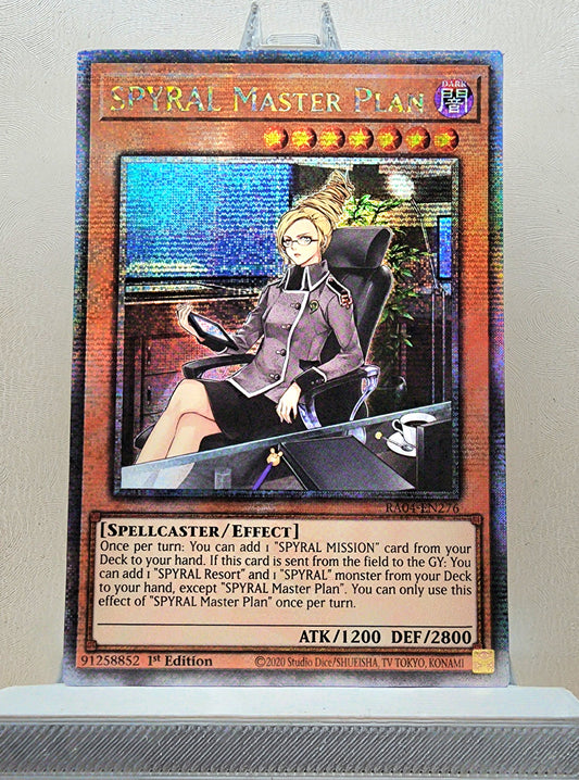 Yugioh! 1x SPYRAL Master Plan (RA04 - Quarter Century Secret Rare) 1st Edition
