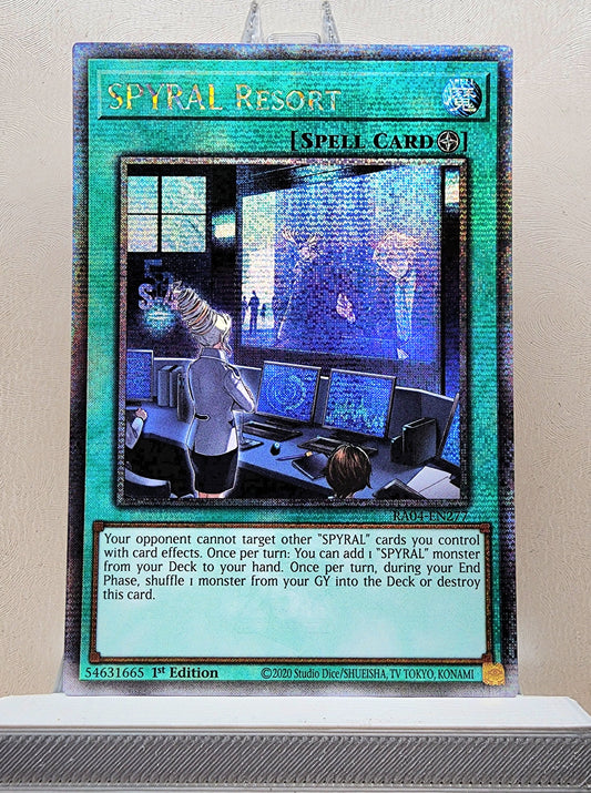 Yugioh! 1x SPYRAL Resort (RA04 - Quarter Century Secret Rare) 1st Edition
