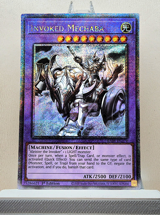 Yugioh! 1x Invoked Mechaba (RA04 - Quarter Century Secret Rare) 1st Edition