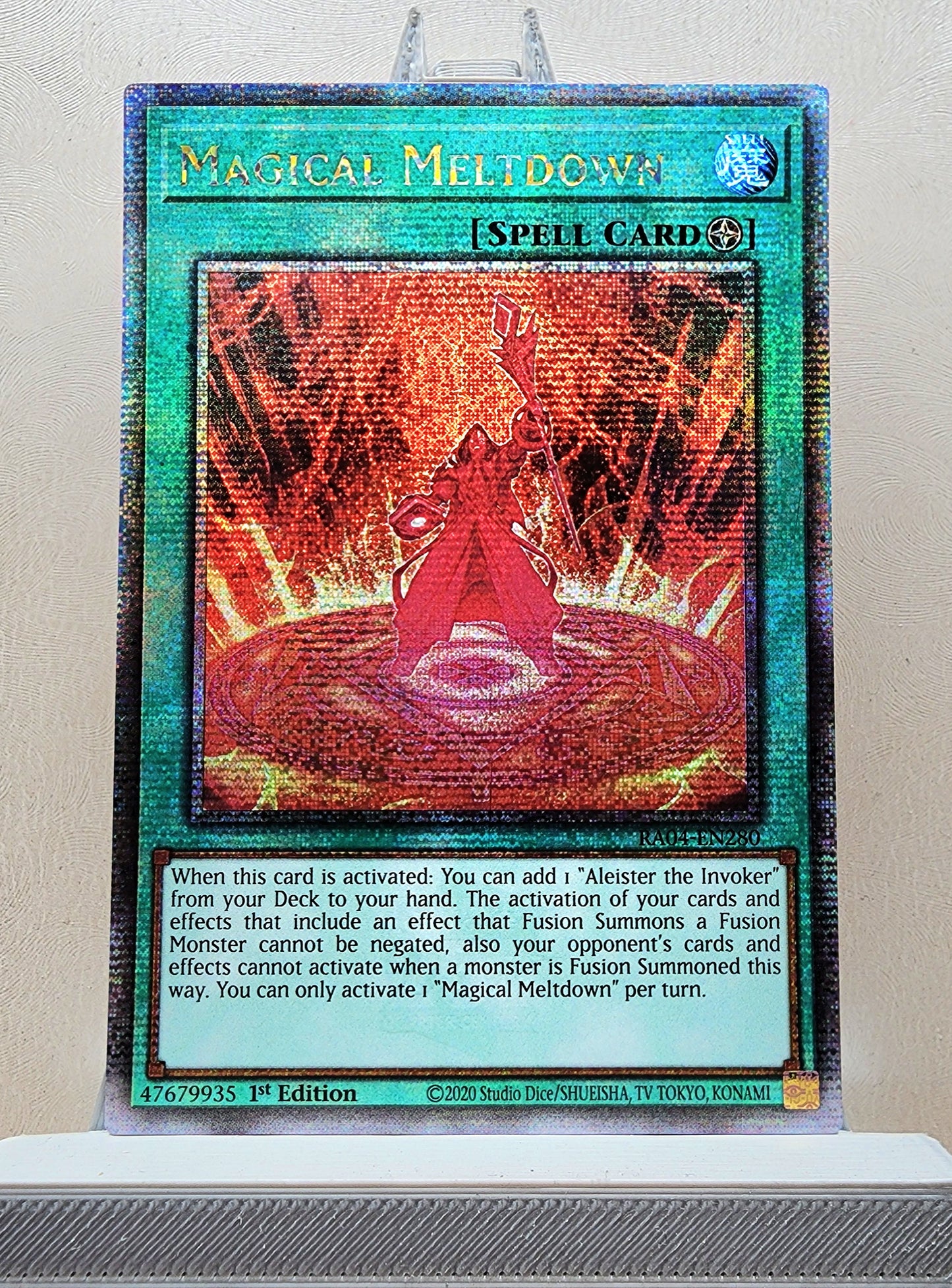 Yugioh! 1x Magical Meltdown (RA04 - Quarter Century Secret Rare) 1st Edition