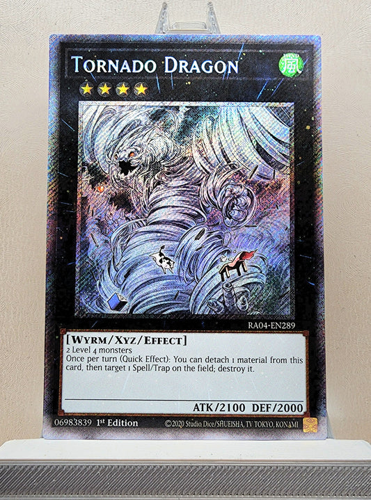 Yugioh! 1x Tornado Dragon (RA04 - Platinum Secret Rare) 1st Edition