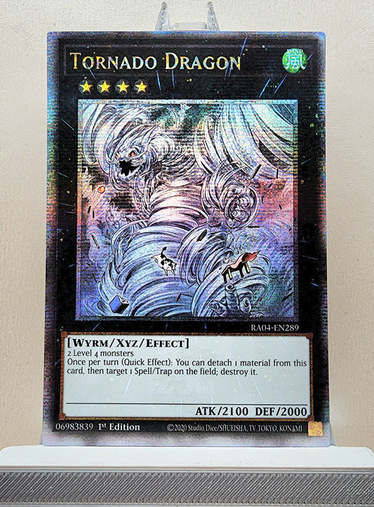 Yugioh! 1x Tornado Dragon (RA04 - Quarter Century Secret Rare) 1st Edition