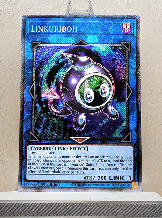 Yugioh! 1x Linkuriboh (RA04 - Platinum Secret Rare) 1st Edition