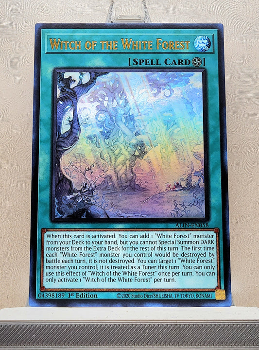 Yugioh! 1x Witches of the White Forest (ALIN - Ultra Rare) 1st Edition