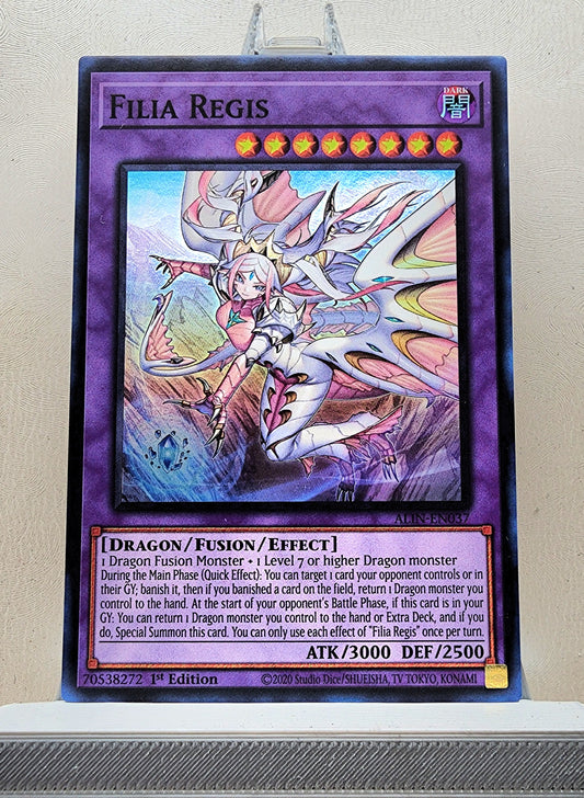 Yugioh! 1x Filia Regis (ALIN - Super Rare) 1st Edition