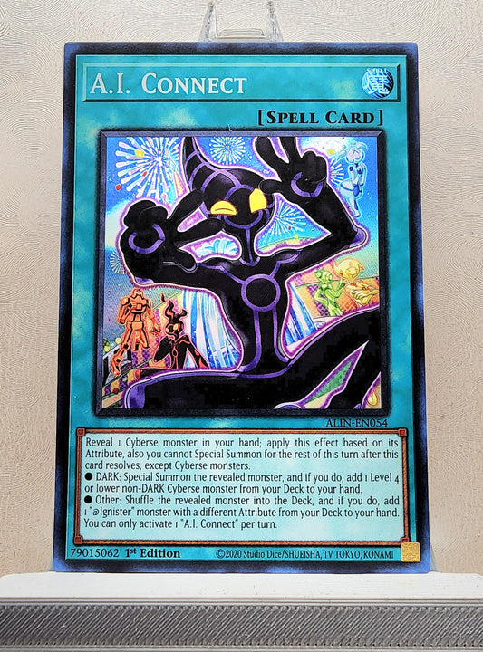 Yugioh! 1x A.I. Connect (ALIN - Super Rare) 1st Edition