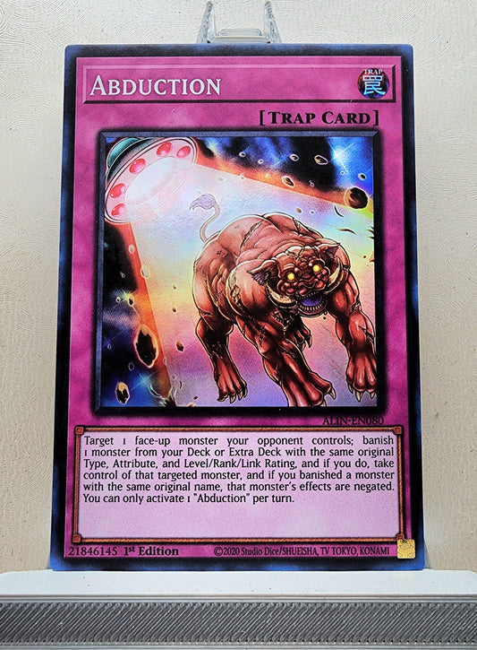 Yugioh! 1x Abduction (ALIN - Super Rare) 1st Edition