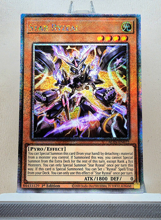 Yugioh! 1x Star Ryzeal (ALIN - Quarter Century Secret Rare) 1st Edition