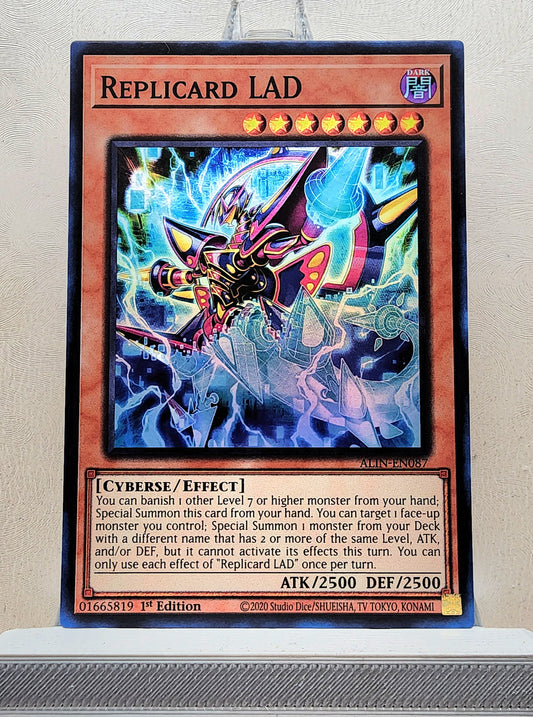 Yugioh! 1x Replicard LAD (ALIN - Super Rare) 1st Edition