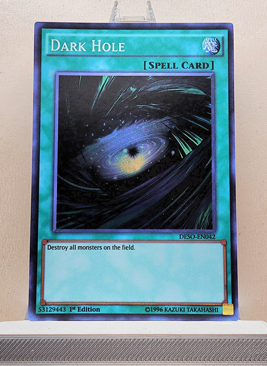 Yugioh! 1x Dark Hole (DESO - Super Rare) 1st Edition