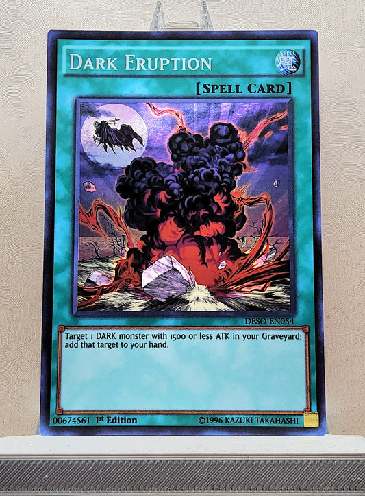 Yugioh! 1x Dark Eruption (DESO - Super Rare) 1st Edition