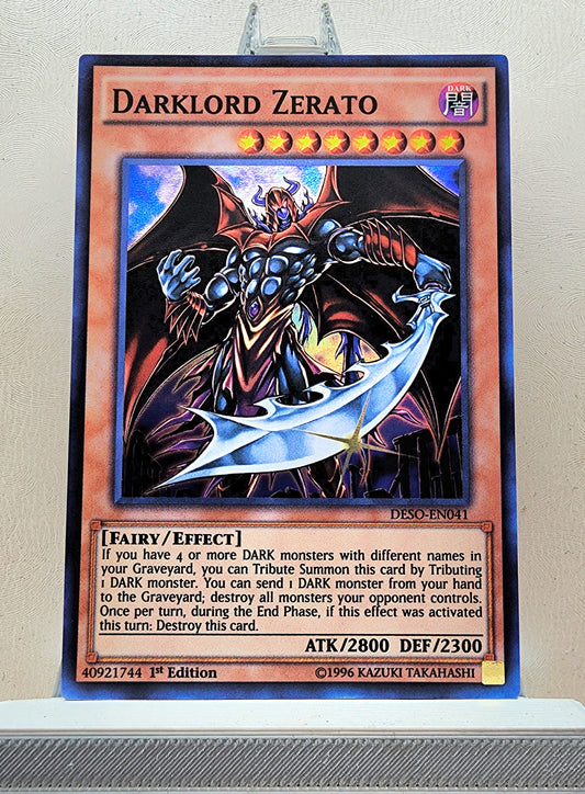 Yugioh! 1x Darklord Zerato (DESO - Super Rare) 1st Edition