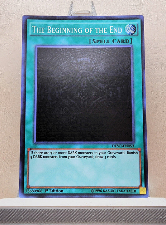 Yugioh! 1x The Beginning of the End (DESO - Super Rare) 1st Edition