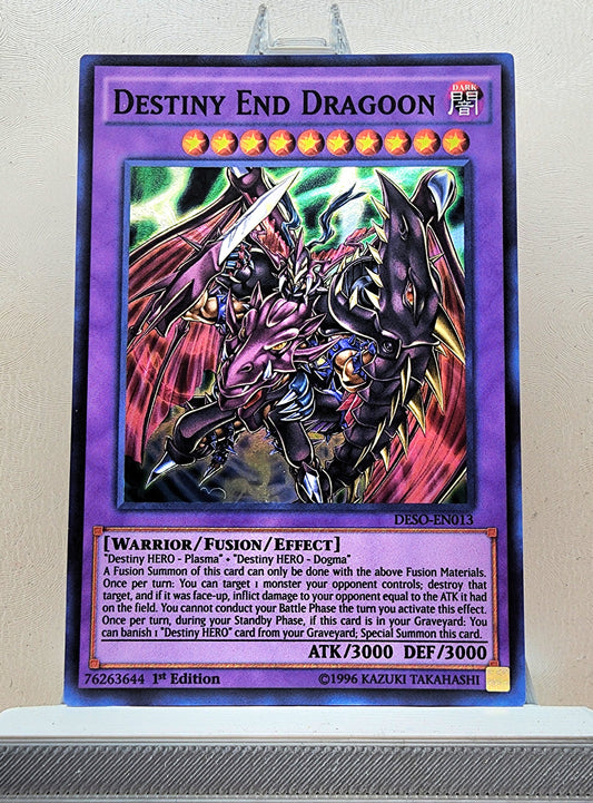 Yugioh! 1x Destiny End Dragoon (DESO - Super Rare) 1st Edition