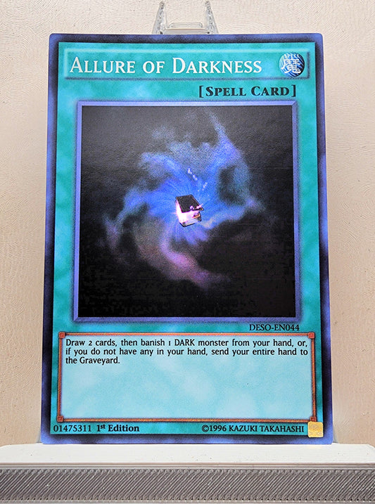 Yugioh! 1x Allure of Darkness (DESO - Super Rare) 1st Edition