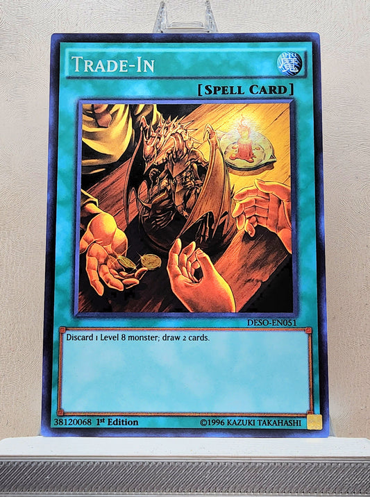 Yugioh! 1x Trade In (DESO - Super Rare) 1st Edition